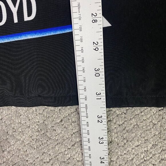 Vintage 2003 Pink Floyd Dark Side Of The Moon Shirt Men's Large Dragonfly Button - Picture 10 of 10